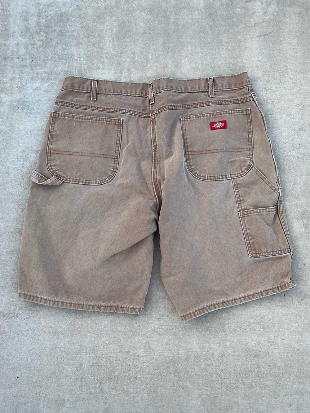 Vintage Dickies Brown Carpenter Cargo Shorts size 40